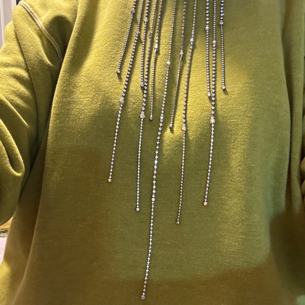 Multi Strand Rhinestone Choker Necklace